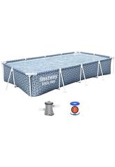 Piscina smontabile rettangolare Steel Pro 366x201x66 cm Bestway 56111