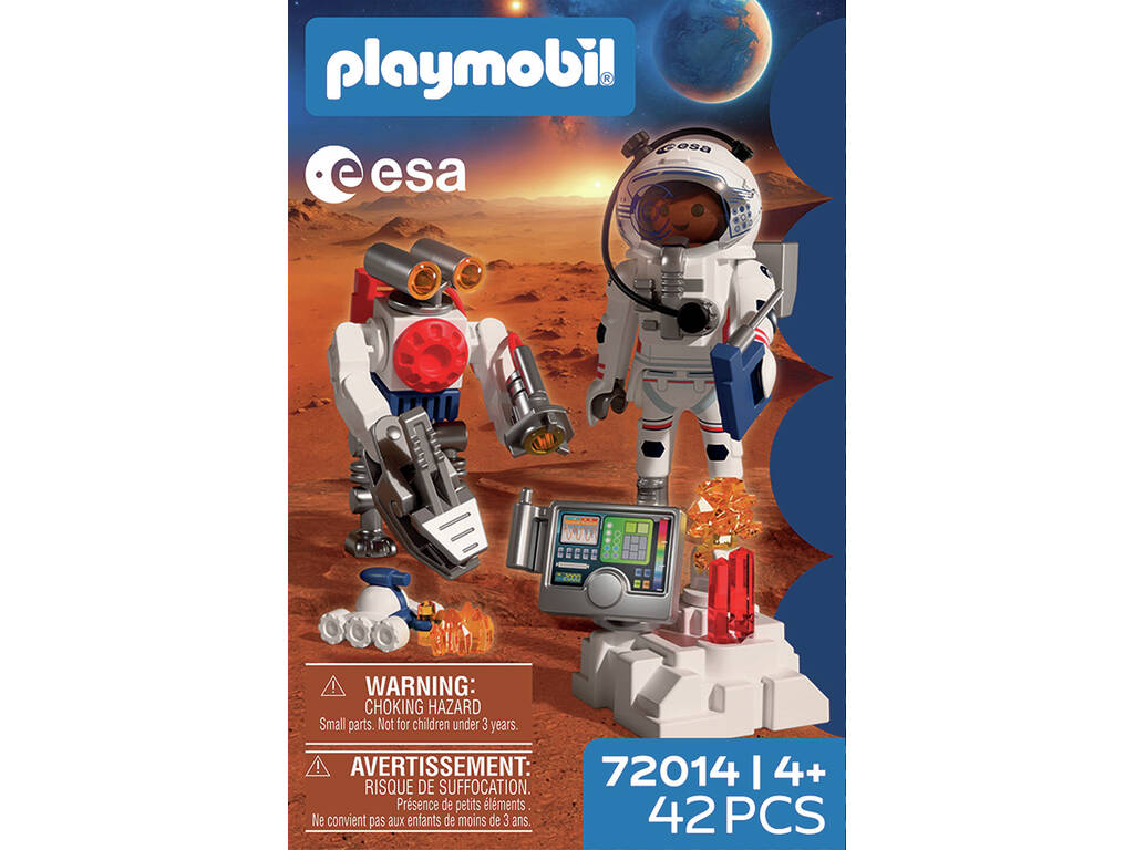Playmobil ESA Mujer Astronauta de la ESA con Robot