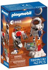 Playmobil ESA Astronautin der ESA mit Roboter