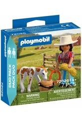 Playmobil Duopack Cavalier avec cheval