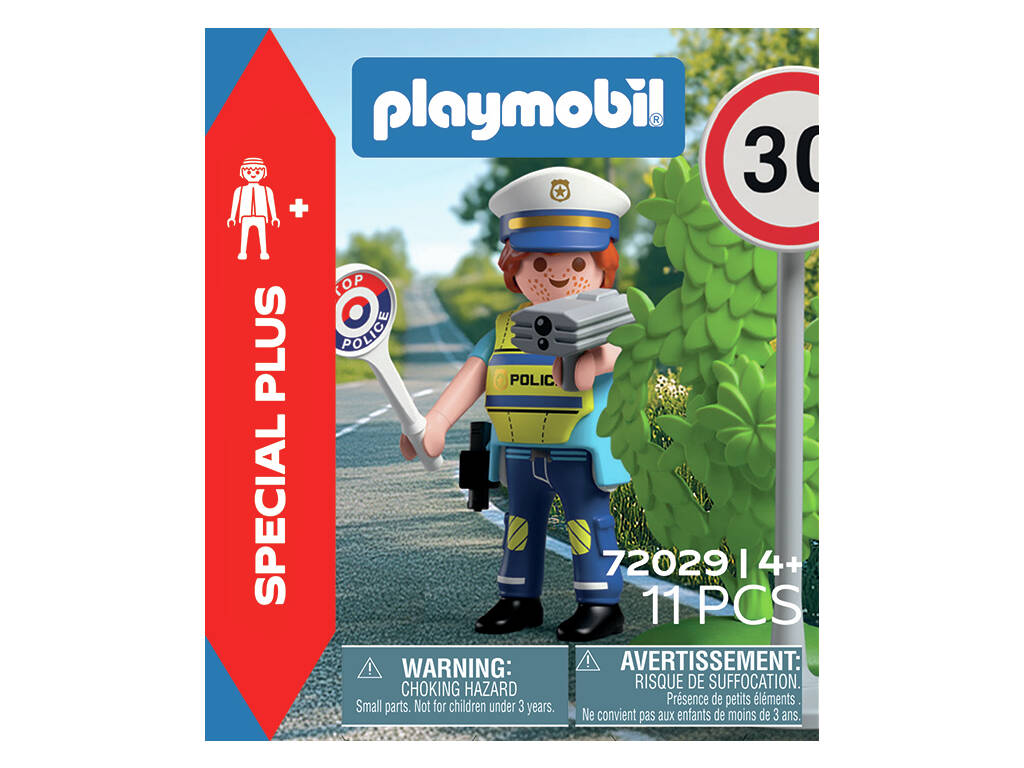 Playmobil Special Plus Figura Policía con Radar de Velocidad