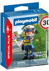 Playmobil Special Plus Figura Policía con Radar de Velocidad
