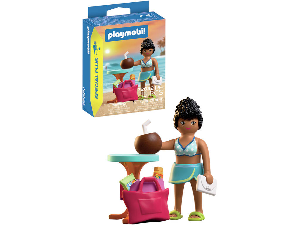Playmobil Special Plus Figura Chica de Vacaciones con Accesorios