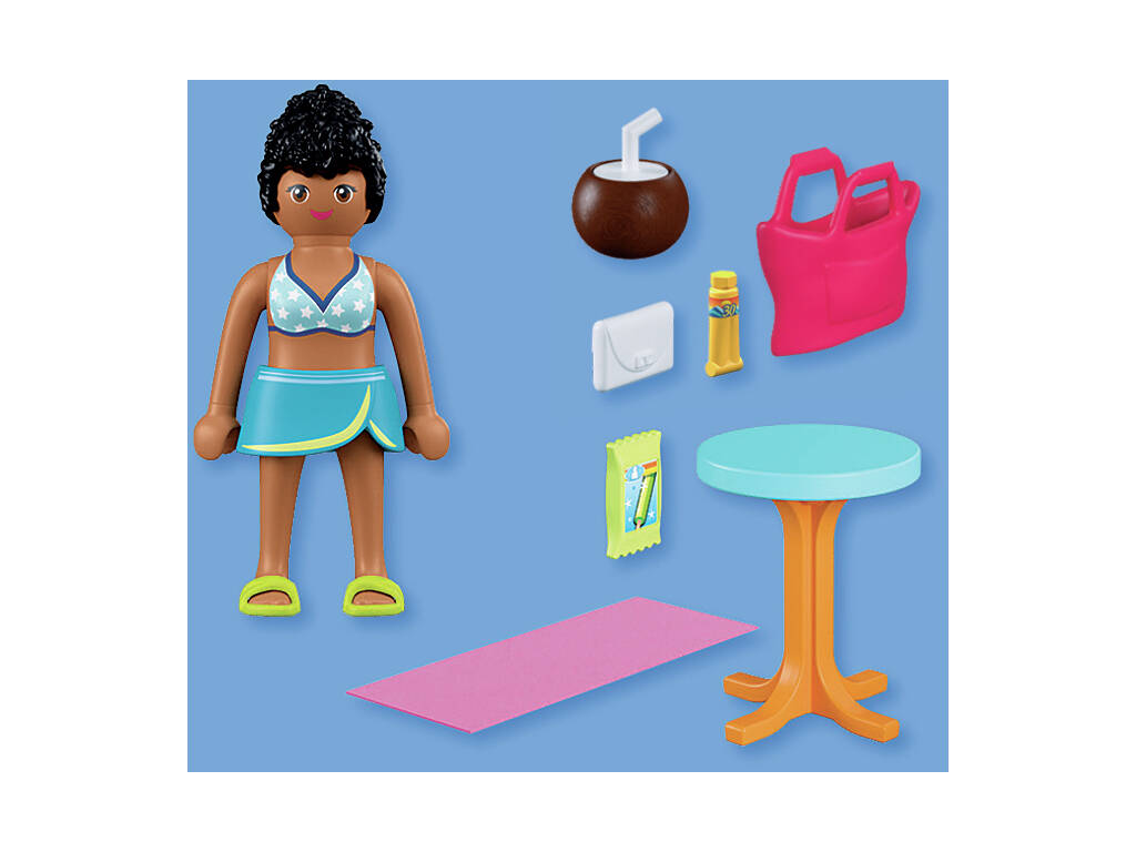 Playmobil Special Plus Figura Chica de Vacaciones con Accesorios