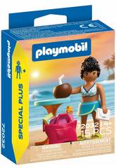 Playmobil Special Plus Figura Chica de Vacaciones con Accesorios