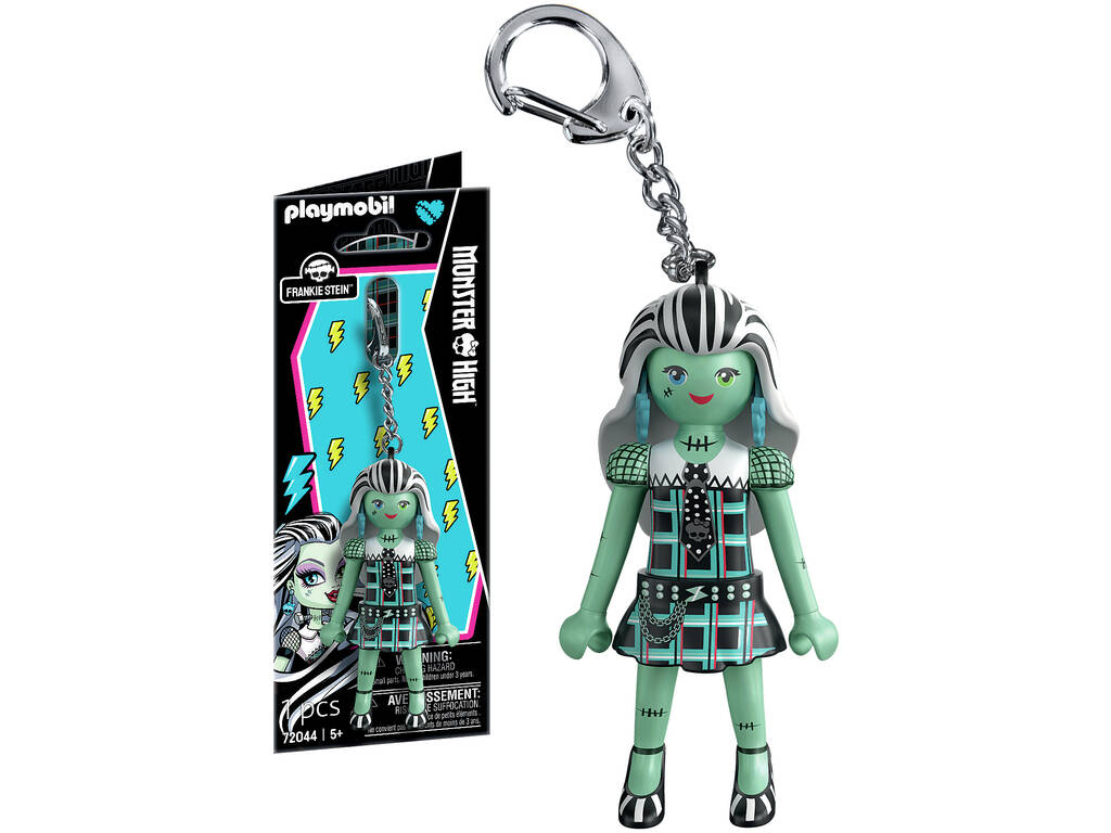 Figurine porte-clés Playmobil Monster High Frankie Stein