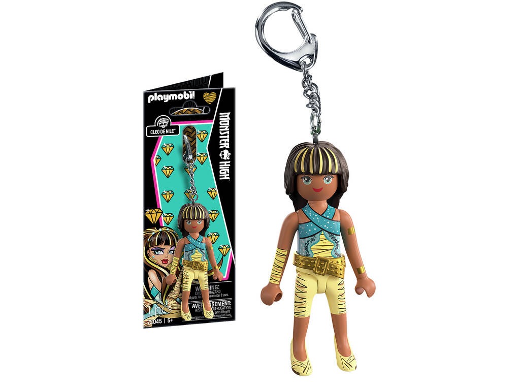 Playmobil Monster High Figura Llavero Cleo De Nile