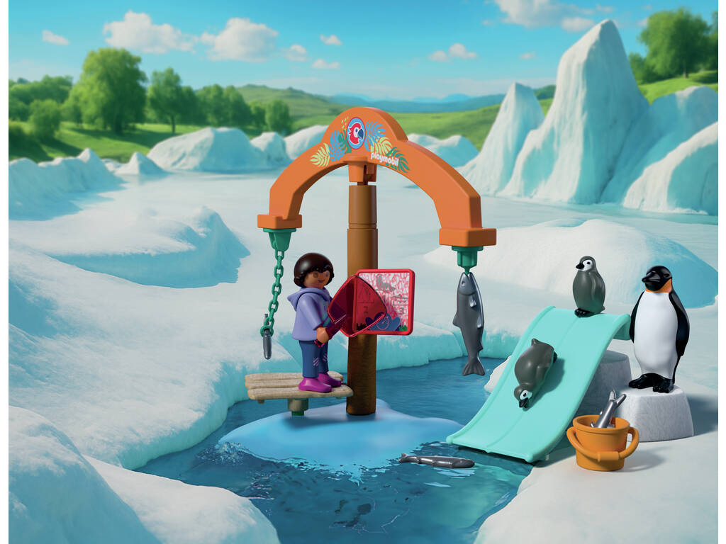 Playmobil Animals & Friends Zoo: Expedición al Hielo