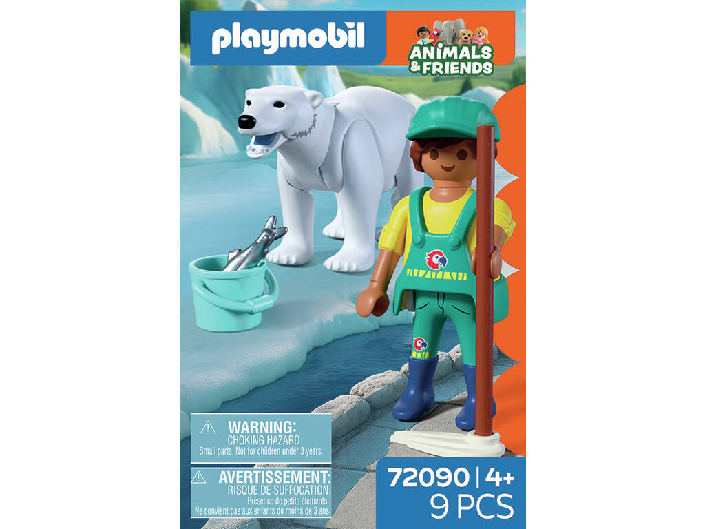 Playmobil Animals & Friends Zoo: Oso Polar y Cuidador