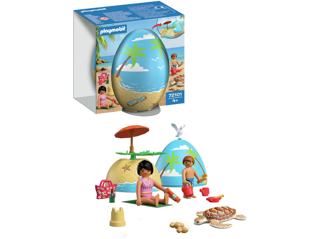 Playmobil Play Egg: My Life Vacaciones en la Playa