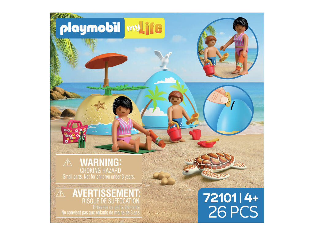 Playmobil Play Egg: My Life Vacaciones en la Playa