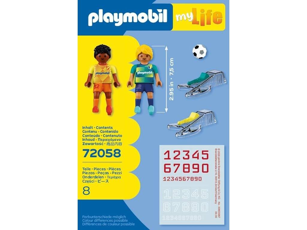Playmobil My Life Jugadores de Fútbol
