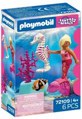 Playmobil Fantasy & Magic Sereia com Cavalinho do Mar