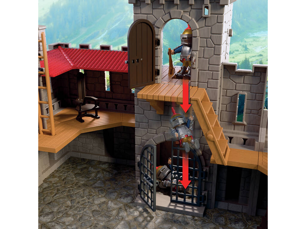 Playmobil Knights Grand Château Chevaliers Lion