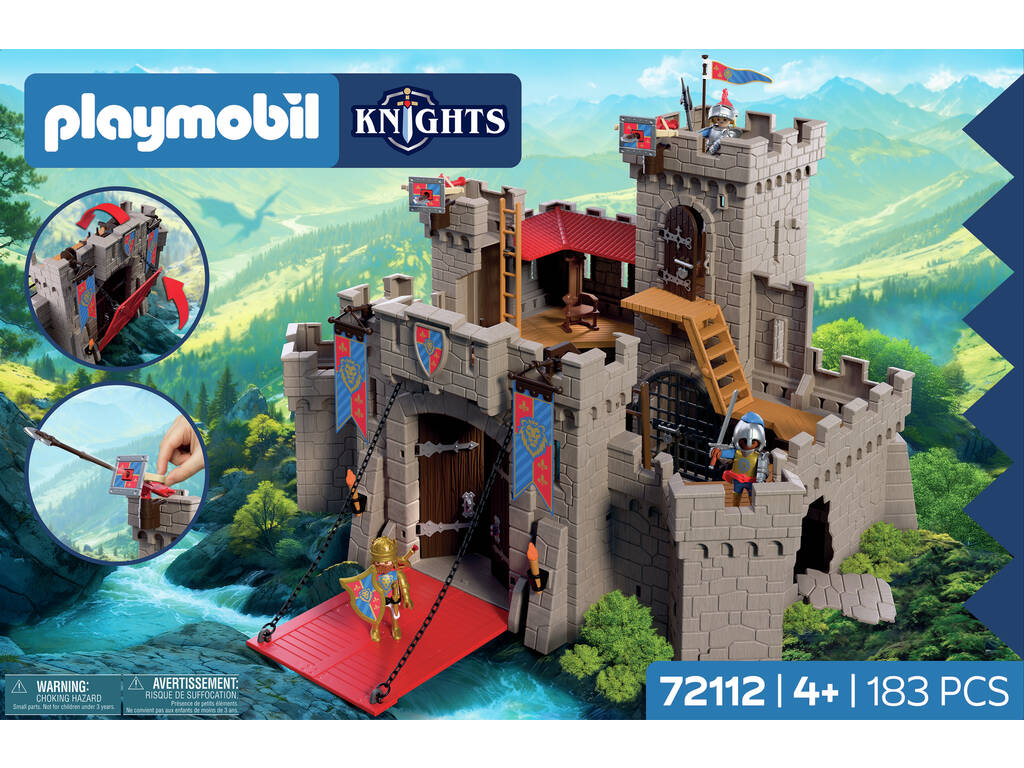 Playmobil Knights Grand Château Chevaliers Lion