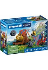 Playmobil Knights Cañón de Fuego de Caballeros León