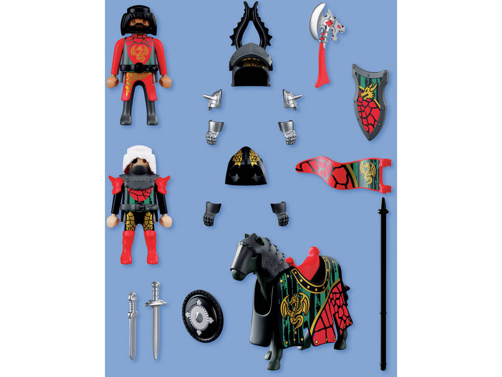 Playmobil Knights Chevalier Dragon