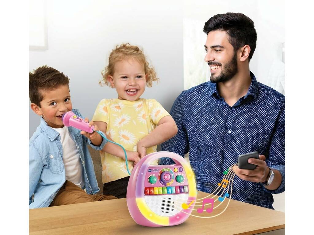 Leap Frog Karaoke per bambini Music Kid Rosa