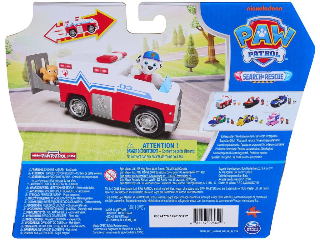 Patrulla Canina Vehículo Search and Rescue Marshall