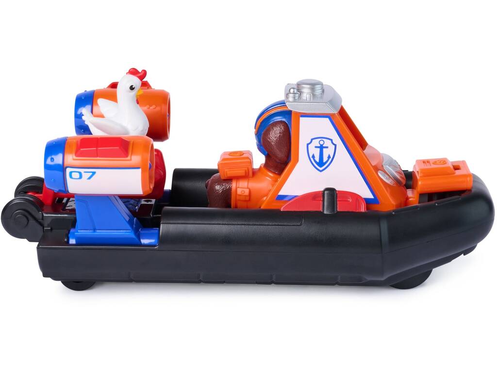 Patrulla Canina Search & Rescue Vehículo de Acción con Figura Zuma y Gallina