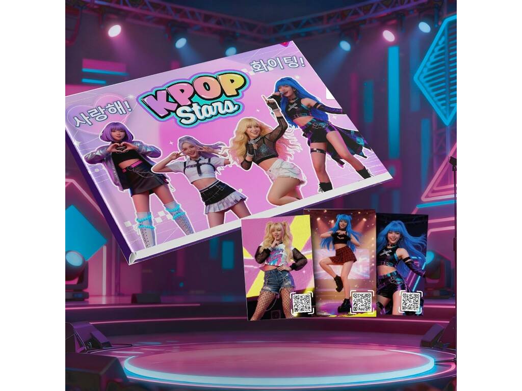 K-Pop Stars Album + Photocard Edición Limitada + Sobre