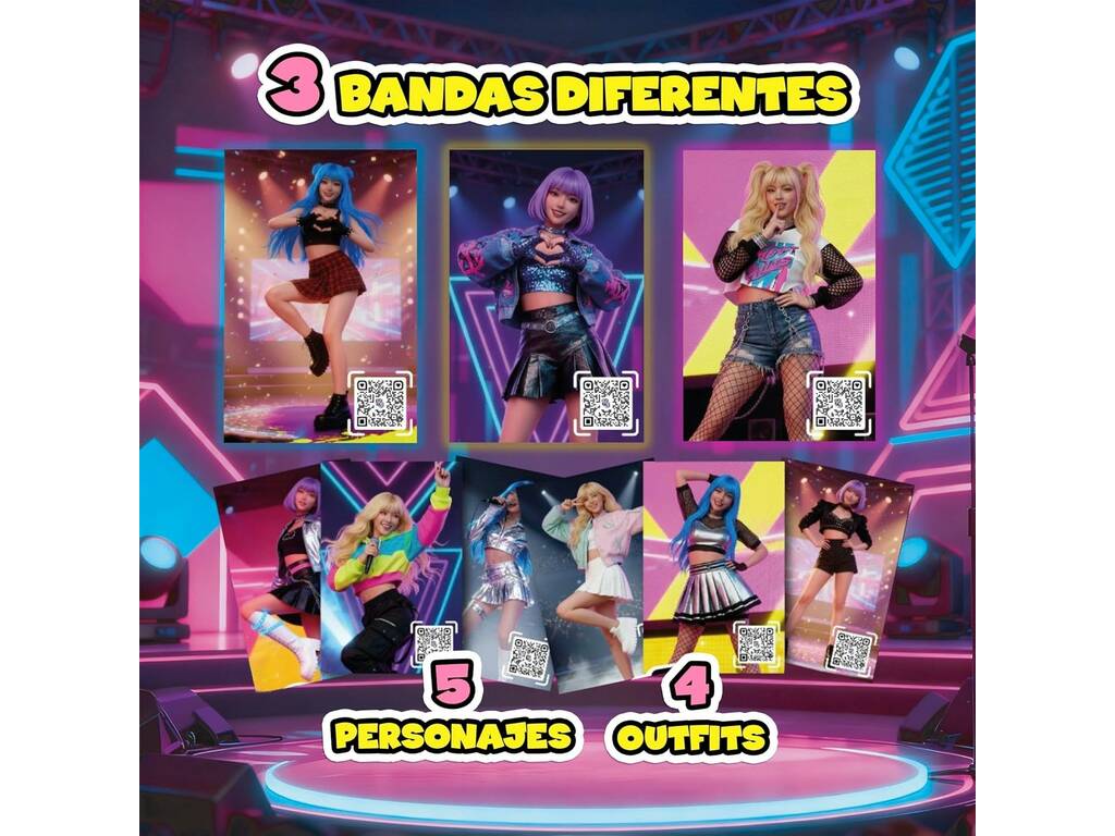 K-Pop Stars Album + Photocard Edición Limitada + Sobre