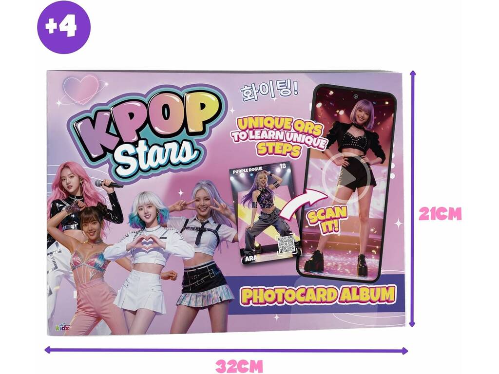 K-Pop Stars Album + Photocard Edición Limitada + Sobre