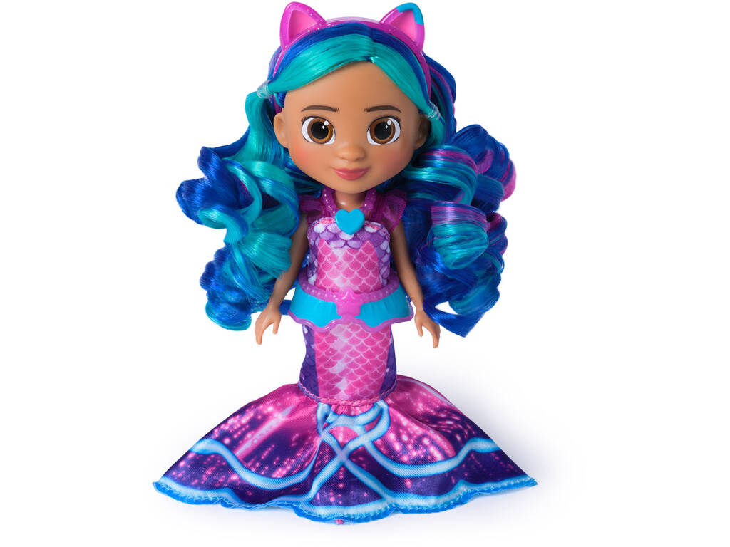 La Casa de Muñecas de Gabby The Movie Muñeca Sirena de 15 cm con Accesorios