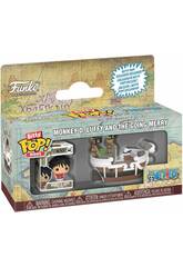 imagen Funko Pop Bitty Rides One Piece Figura Monkey D. Luffy con The Going Merry