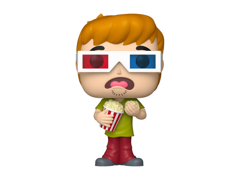 Funko Pop Animation Scooby-Doo Figura Shaggy con Gafas y Palomitas