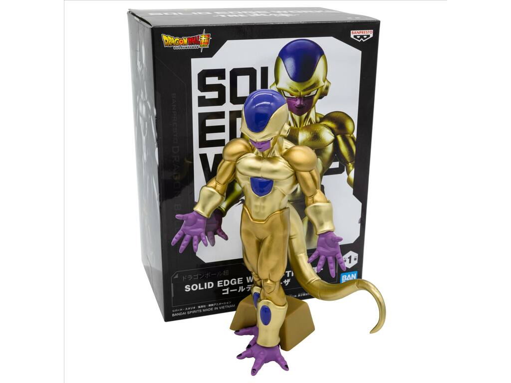 Dragon Ball Super Solid Edge Works Figura Golden Frieza de 16 cm