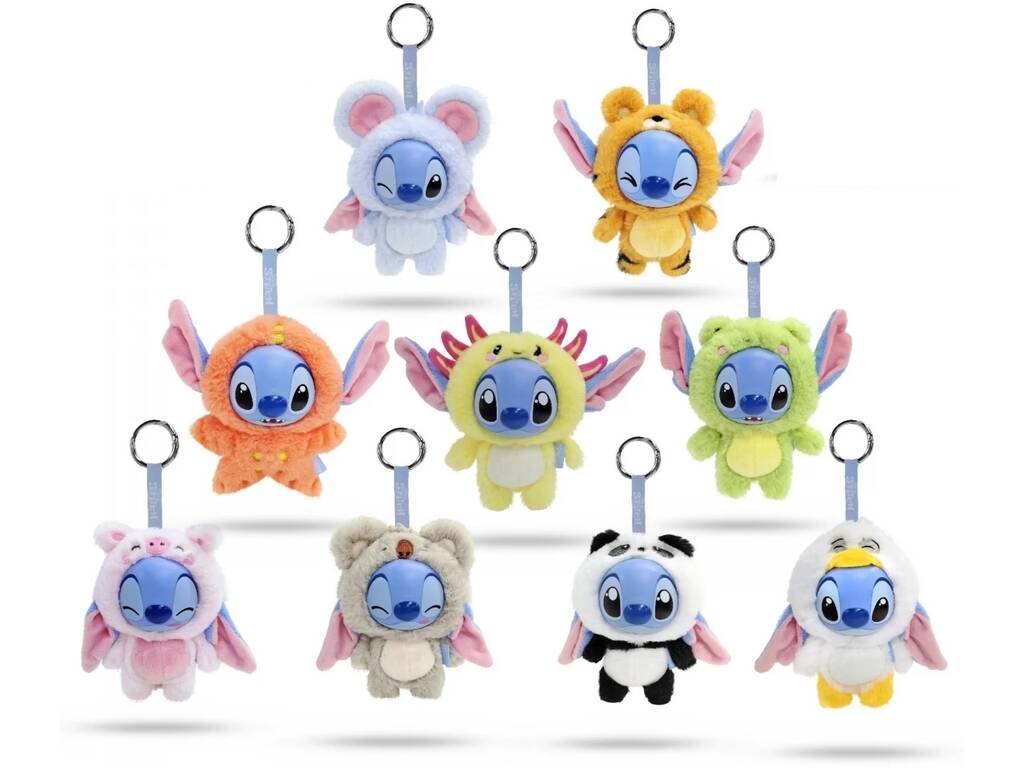 Disney Yuyus Peluche Surpresa Stitch de 15 cm