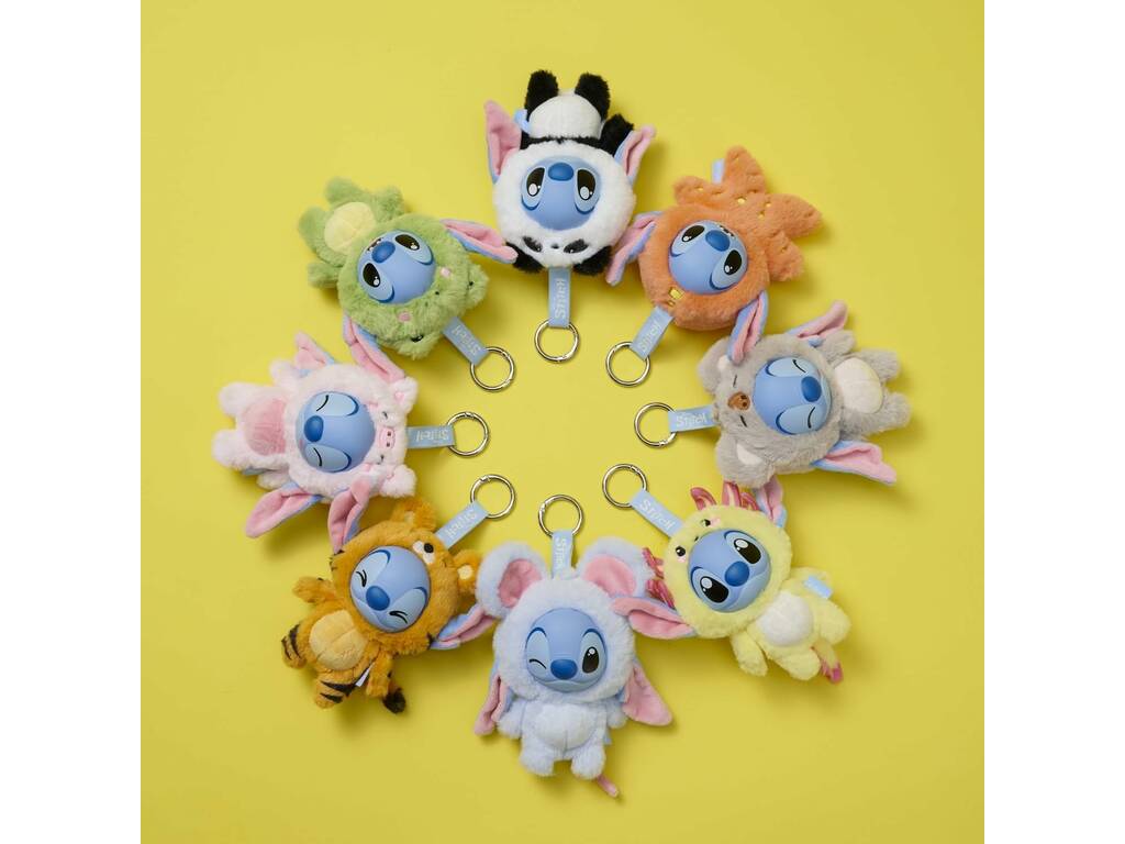 Disney Yuyus Peluche Surpresa Stitch de 15 cm