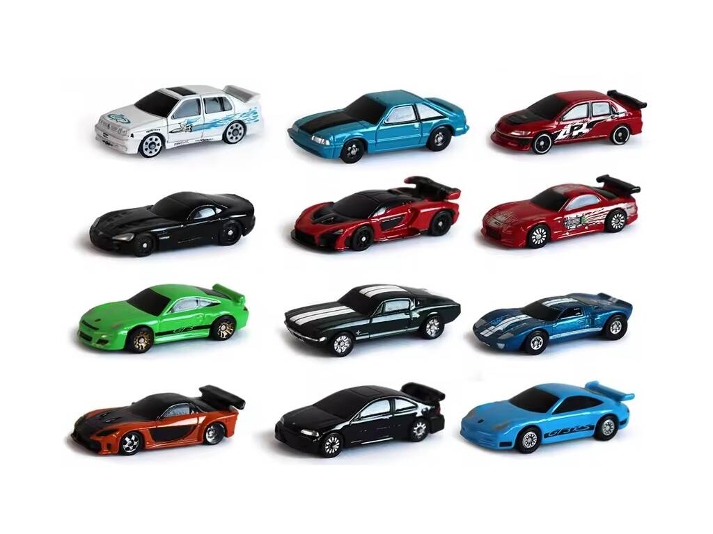 Nano Hollywood Rides Fast & Furious Voiture surprise moulée sous pression de 4 cm