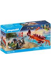 Playmobil Pirates Bataille avec le crabe géant