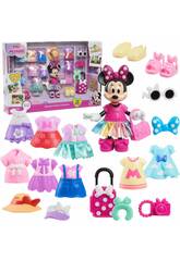 Disney Junior Minni Coleção Fabulosa da Moda com Boneca de 15 cm e Acessórios