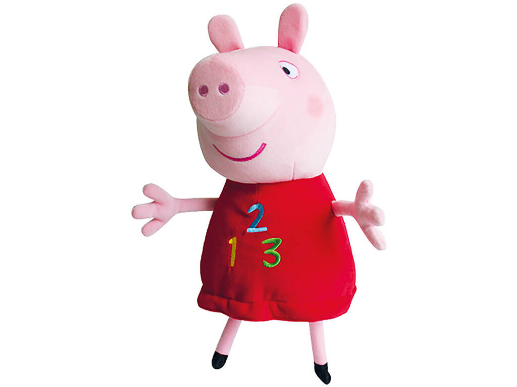 Peluche Peppa Pig parlante de 30 cm avec des phrases