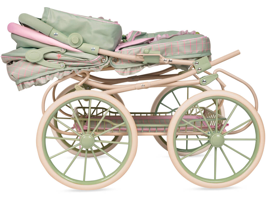 Carro de Muñecas Plegable Botanic con Bolso y Sombrilla