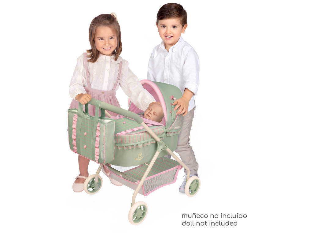 Carro de Muñecas Mi Primer Cochecito Botanic con Bolso