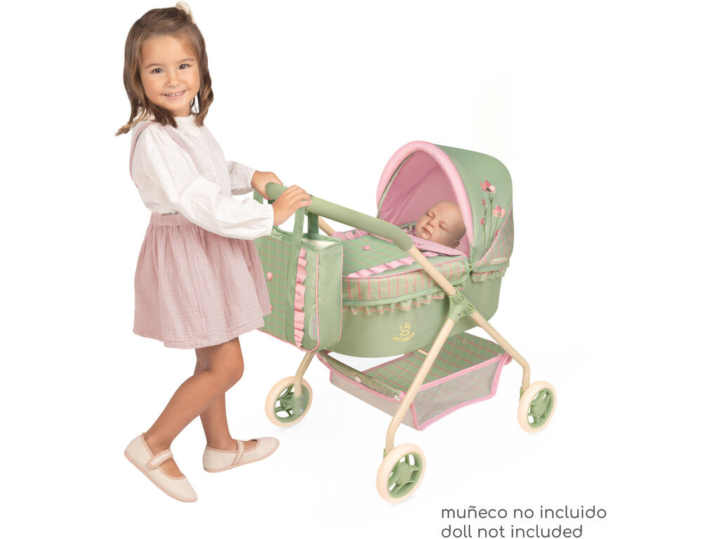 Carro de Muñecas Mi Primer Cochecito Botanic con Bolso