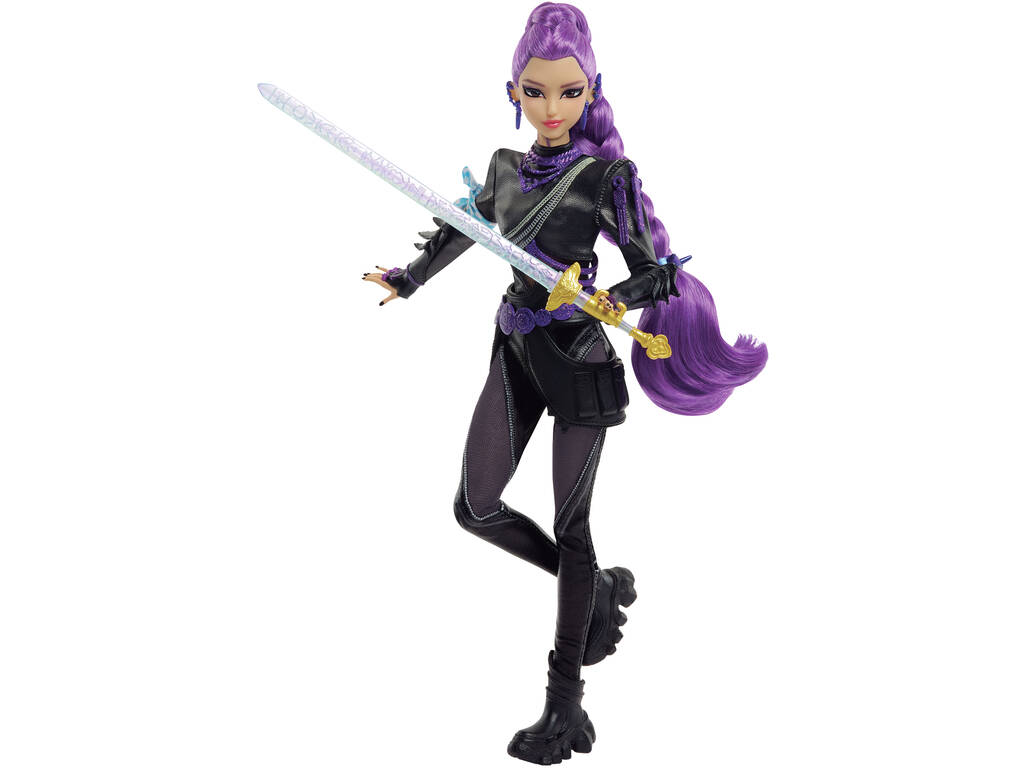 K-Pop Demon Hunters Muñeca de Batalla Rumi Huntrix de 30 cm con Espada - imagen 3