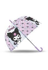 Sanrio Kuromi Parapluie manuel pour enfant avec cloche de 46 cm
