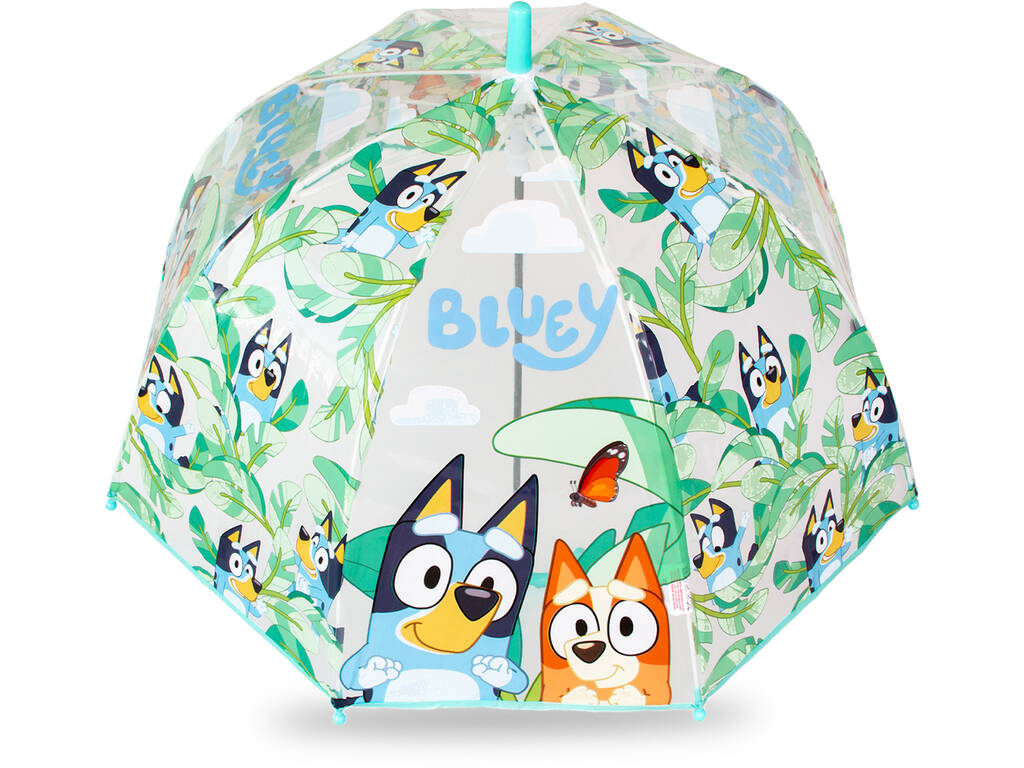 Bluey Ombrello manuale con campana per bambini da 46 cm