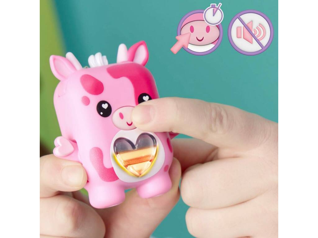 Nano-Mals Mascota Interactiva Llavero con Luz y Sonidos