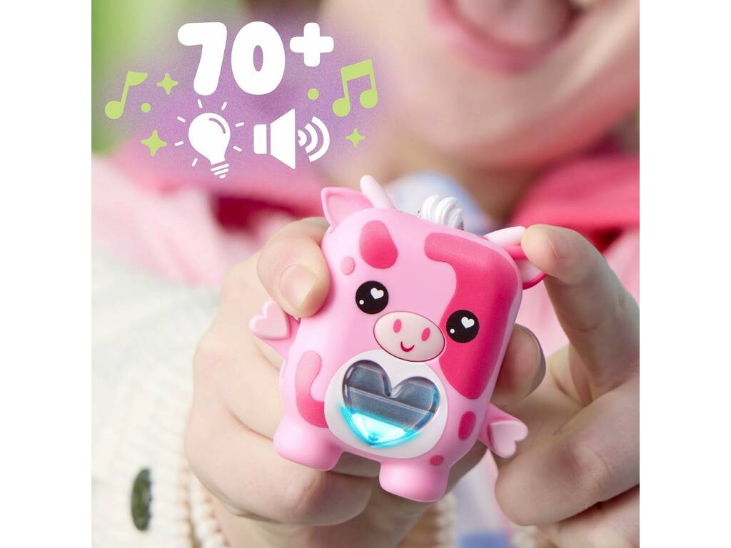Nano-Mals Mascota Interactiva Llavero con Luz y Sonidos
