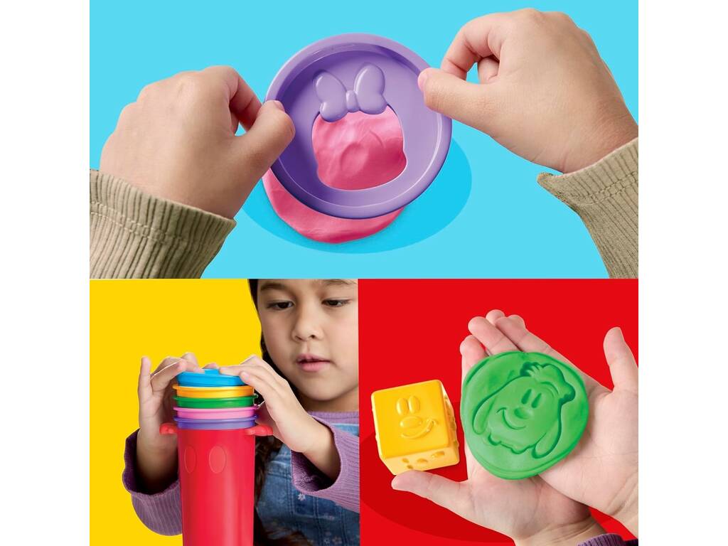 PlayDoh Disney Jr. Mickey Mouse ClubHouse Set Apila y Divértete con Plastilina y Accesorios
