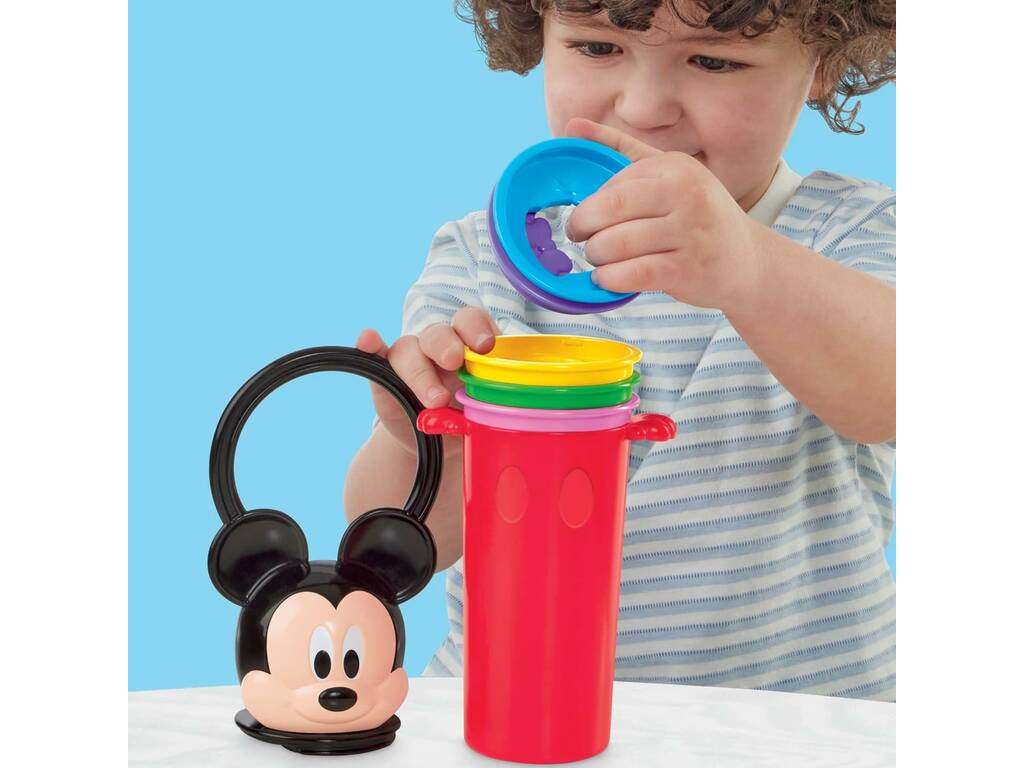 PlayDoh Disney Jr. Mickey Mouse ClubHouse Set Apila y Divértete con Plastilina y Accesorios
