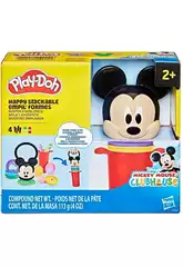PlayDoh Disney Jr. Mickey Mouse ClubHouse Set Empilha e Diverte-te com Plastilina e Acessórios