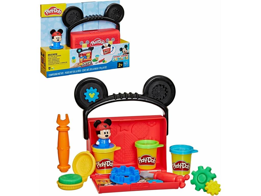 PlayDoh Disney Jr. Mickey Mouse ClubHouse Maletín con Plastilina y Accesorios