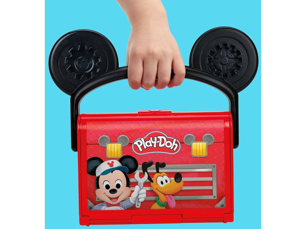 PlayDoh Disney Jr. Mickey Mouse ClubHouse Maletín con Plastilina y Accesorios